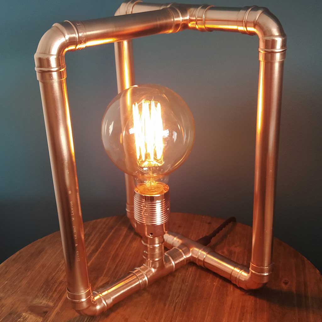 the copper lamp