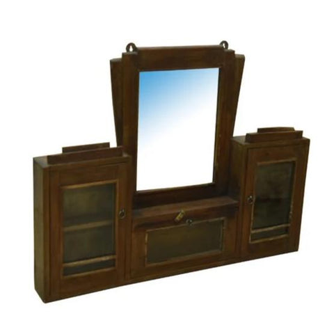 Kala hanging hallway mirror and cabinet