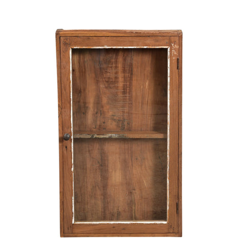 Meadow Wall Cabinet front view of wood vintage cabinet