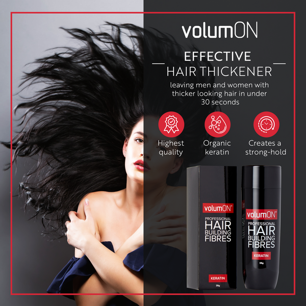 Volumon Hair Building Fibres - KERATIN 28g - For Men & Women! 1