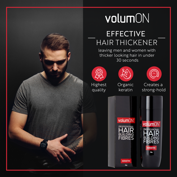 Volumon Hair Building Fibres - KERATIN 28g - For Men & Women! 2