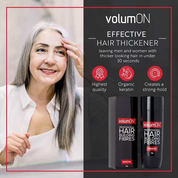 Volumon Hair Building Fibres - KERATIN 28g - For Men & Women! 5