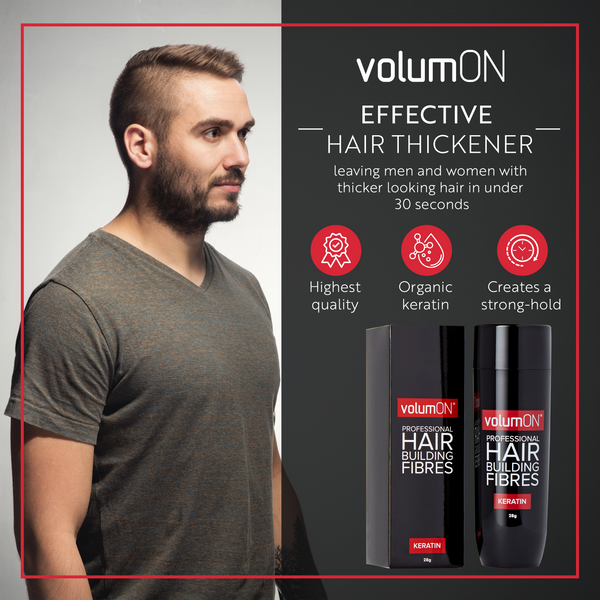 Volumon Hair Building Fibres - KERATIN 28g - For Men & Women! 4