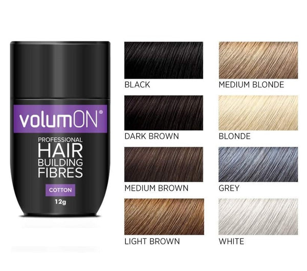 Volumon Hair Building Fibres - COTTON 12g 1