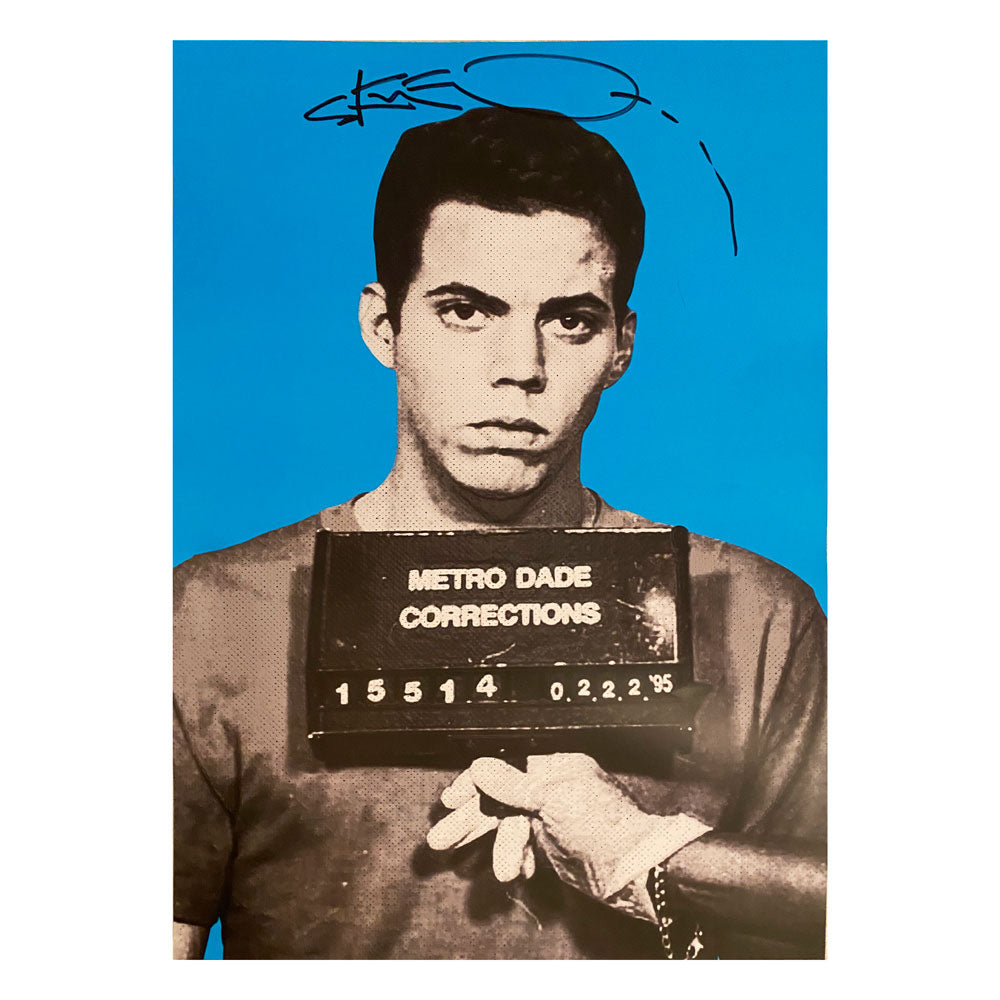 Autographed Steve O Mugshot Poster