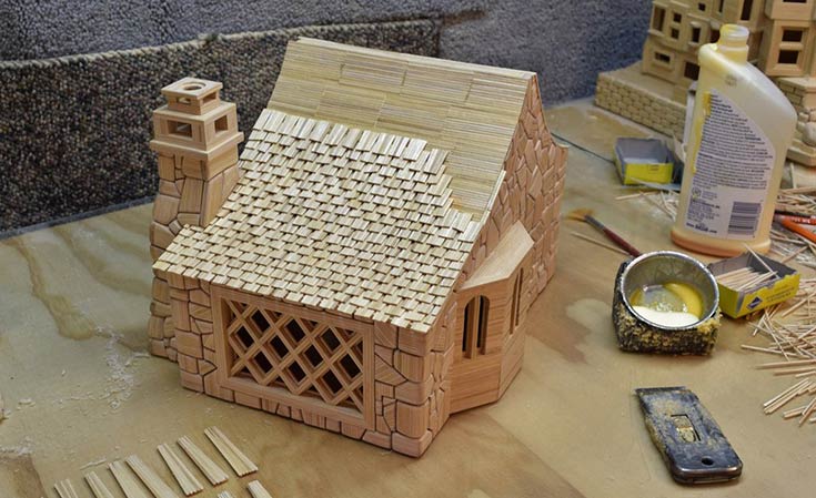 toothpick house