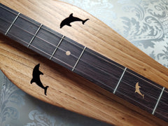 dolphin inlay dulcimer fretboard