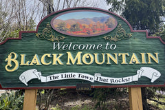 black mountain NC sign