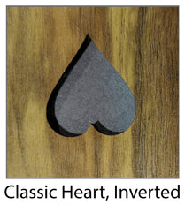 classic heart inverted sound hole image