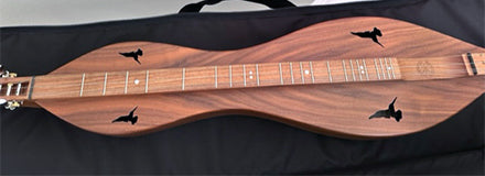 photo of a folkcraft customer's fretboard layout