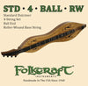 folkcraft 4 string set ball end