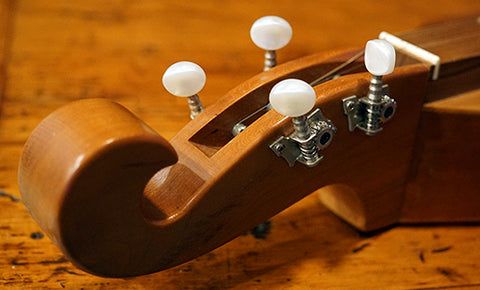 scrollhead of the mystery possibly folkcraft dulcimer