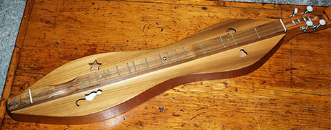 top view of the possibly folkcraft mystery dulcimer