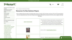 resources for new dulcimer players