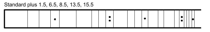 1.5 6 1/2 extra dulcimer frets 