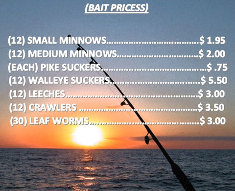 Bait prices