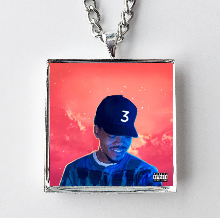 Download Chance The Rapper Coloring Book Album Cover Art Pendant Necklace Hollee