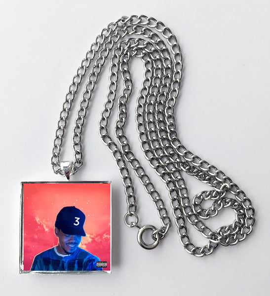 Download Chance the Rapper - Coloring Book - Album Cover Art Pendant Necklace - Hollee