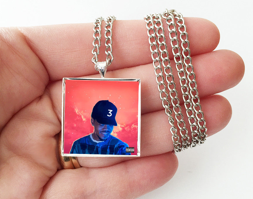 Download Chance The Rapper Coloring Book Album Cover Art Pendant Necklace Hollee