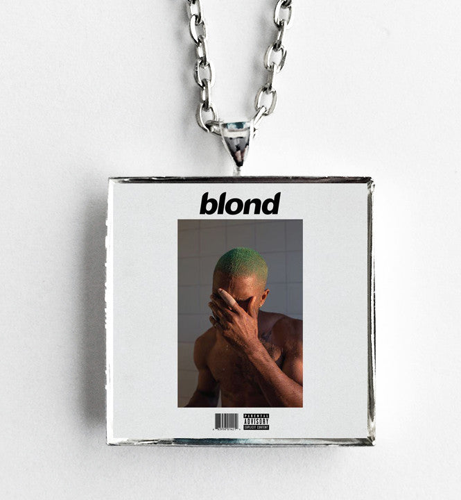 Frank Ocean Blonde Album Cover Art Pendant Necklace