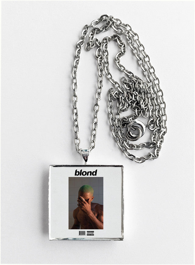 Frank Ocean - Blonde - Album Cover Art Pendant Necklace – Hollee