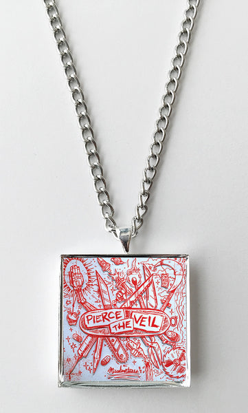 Pierce the Veil - Pierce the Veil - Album Cover Art Pendant Necklace ...