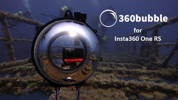 360bubble Insta RS for Insta360 ONE RS underwater housing