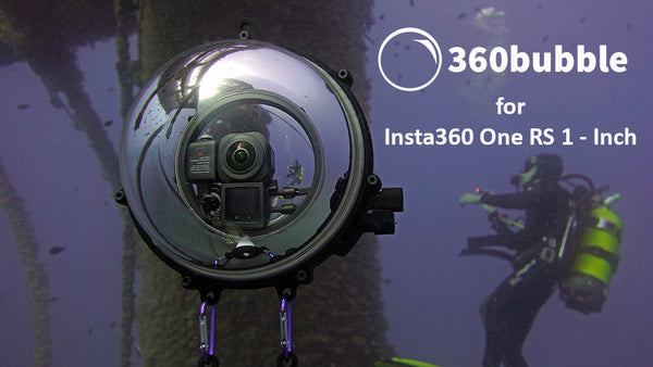 360bubble Insta 1 Inch for Insta360 ONE RS 1 - Inch underwater housing