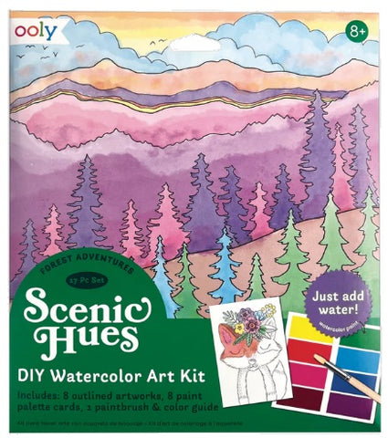 Scenic Hues DIY Watercolor Art Kit - Desert Getaway – Hobby Express Inc.