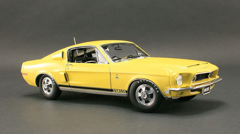 1967 SHELBY GT-350 FORD MUSTANG 1/18 SCALE DIECAST CAR MODEL BY AUTO WORLD  AMM1227