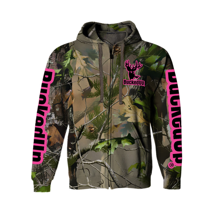 Bucked Up | BuckedUp Zipper Hoodie Realtree APG Camo with Classic Logo ...