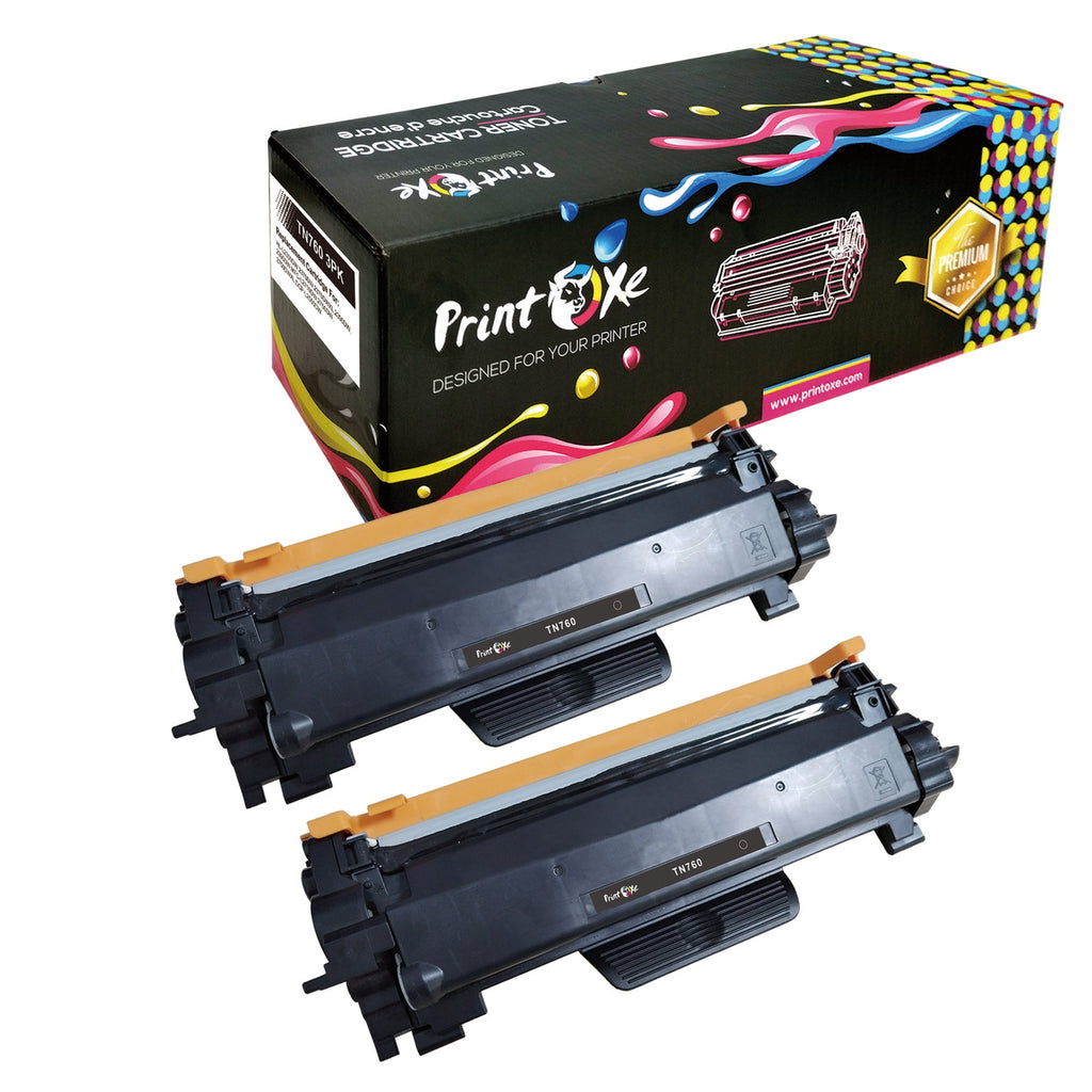 Brother OEM TN760 High Yield Mono Laser Toner DCP-L2550DW HL-L2390DW  MFC-L2710DW