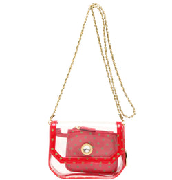 Chrissy Small Clear Game Day Handbag