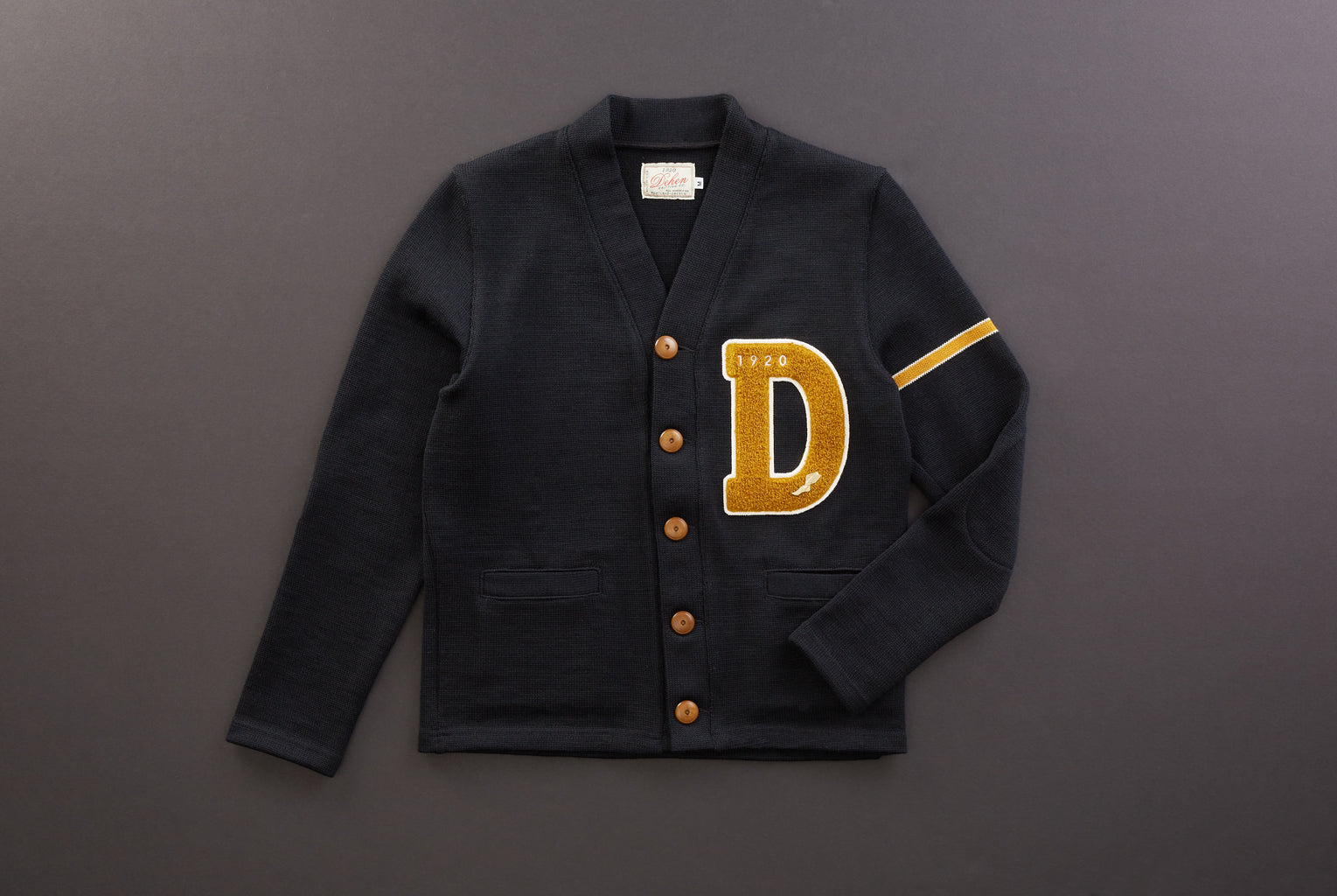 Division Road Dehen 1920 x DR Division Sport Pack Collegiate Cardigan - Black