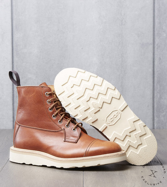 Tricker's Allan Cap Toe Boot - Christy - Horween Sienna Latigo ...