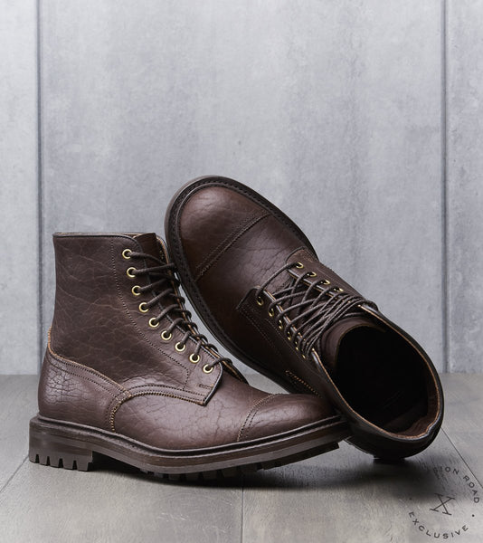 Tricker's AAP Churchill Officer Boot - Commando - Mechanical Leather ...