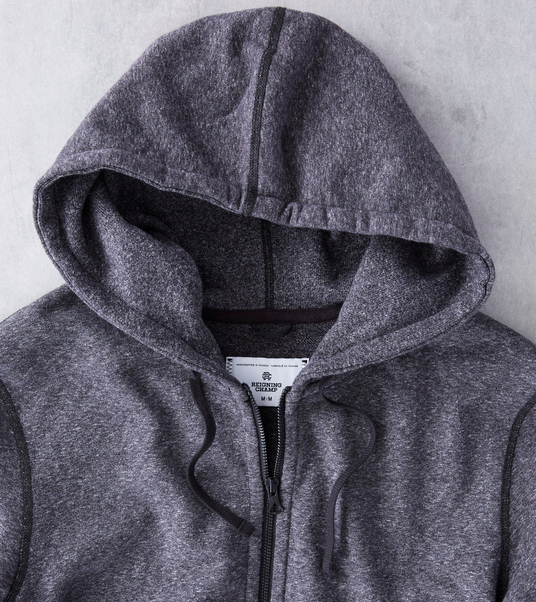 reigning champ zip hoodie