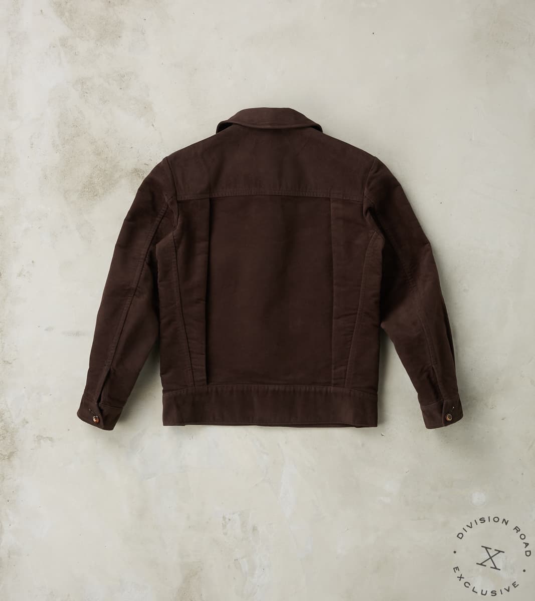 French Rapide Jacket - Chocolate Overdyed B.Moss Moleskin