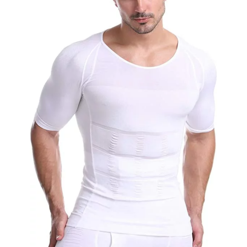 Short Sleeve Body Shaper For Men - Slimming Body Vest product image