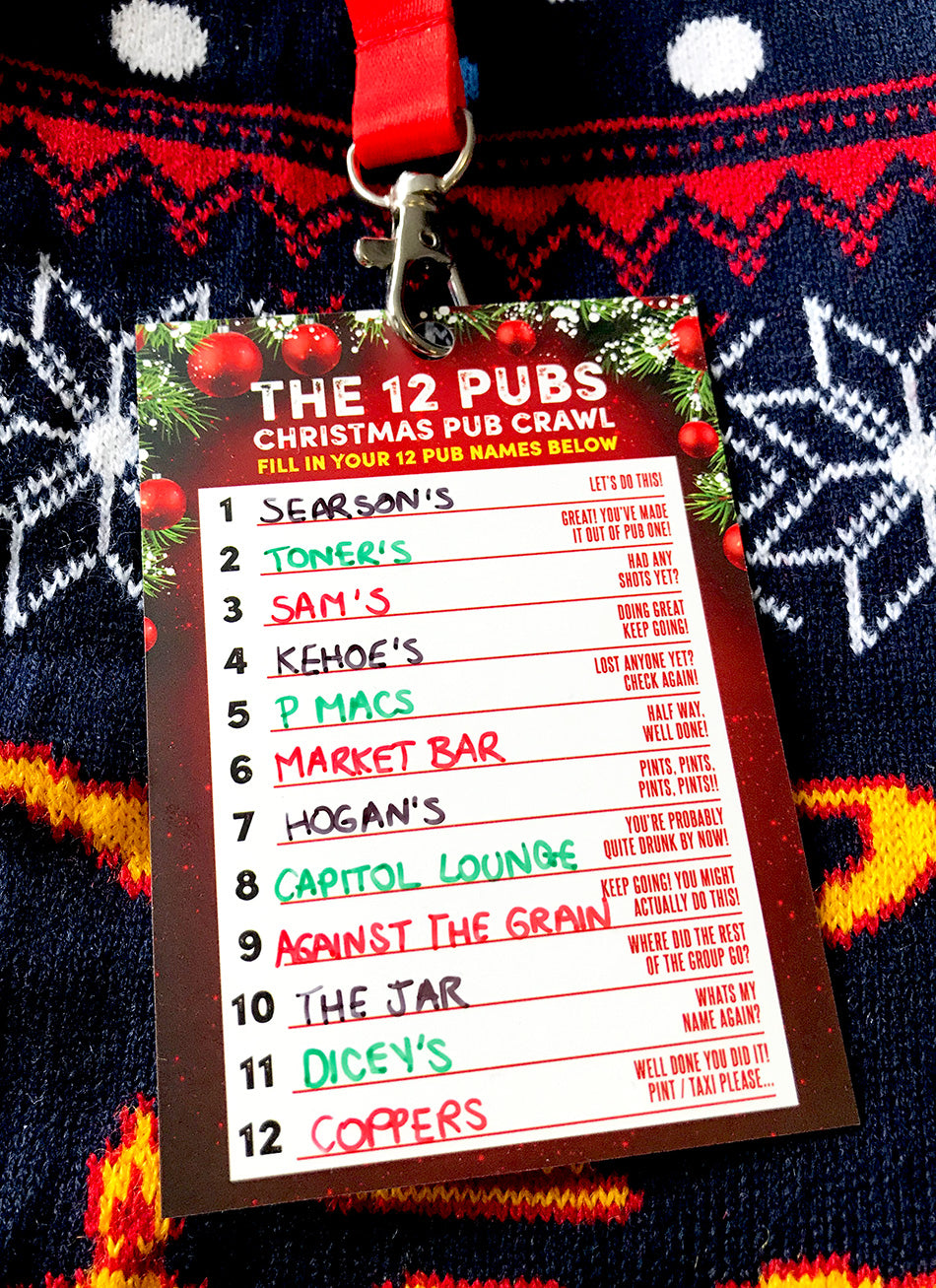 12 pubs of christmas dublin pub crawl