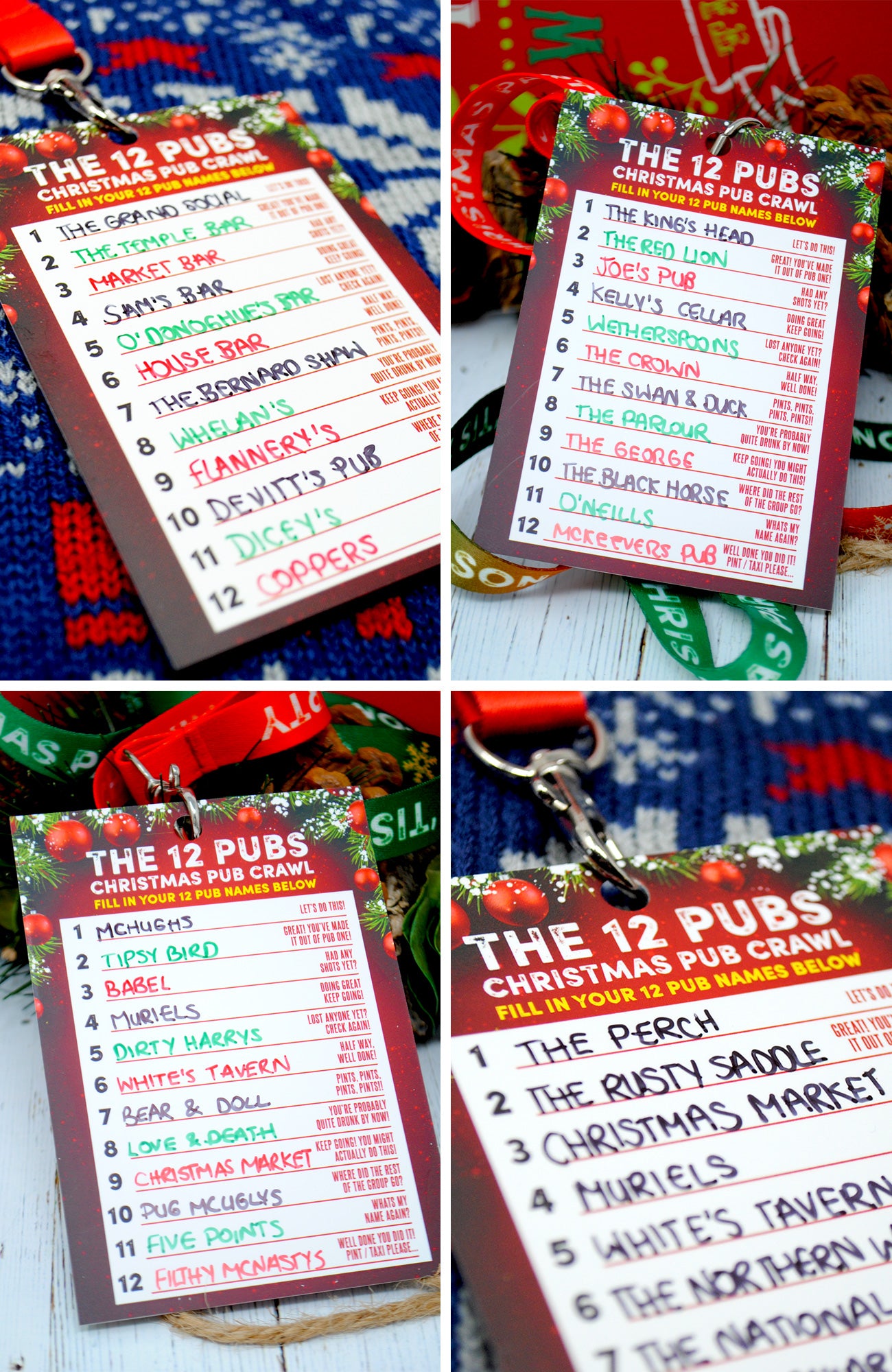 12 pubs of christmas office work party ideas