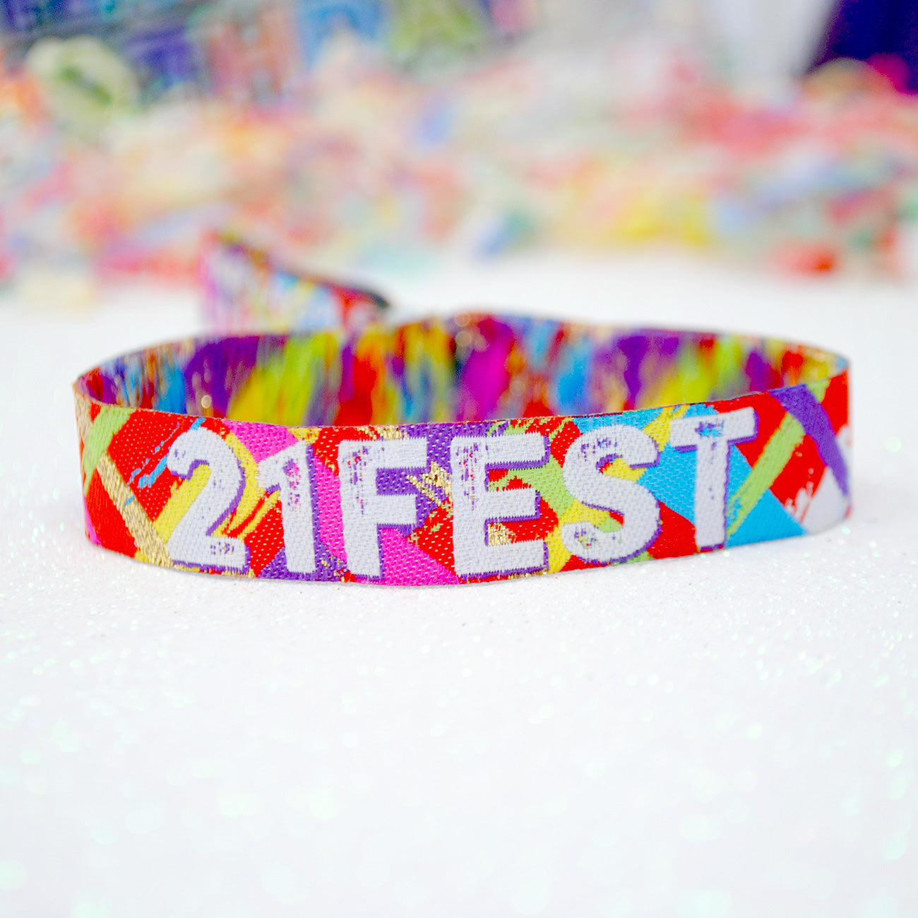 21FEST 21st birthday party wristbands