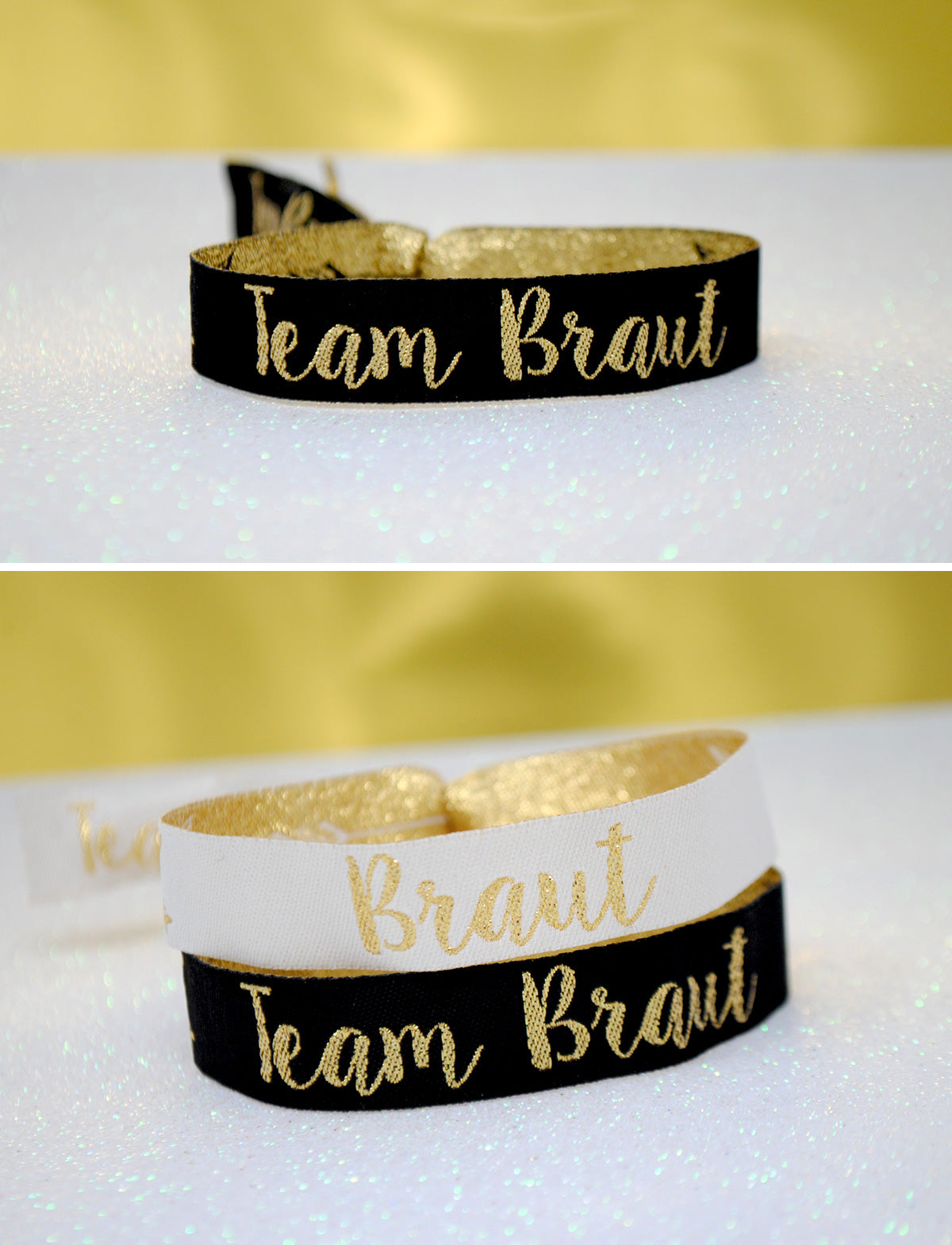 Team Braut JGA Armbänder Junggesellinnenabschied