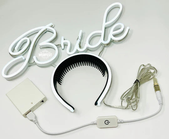 bride neon head piece power pack