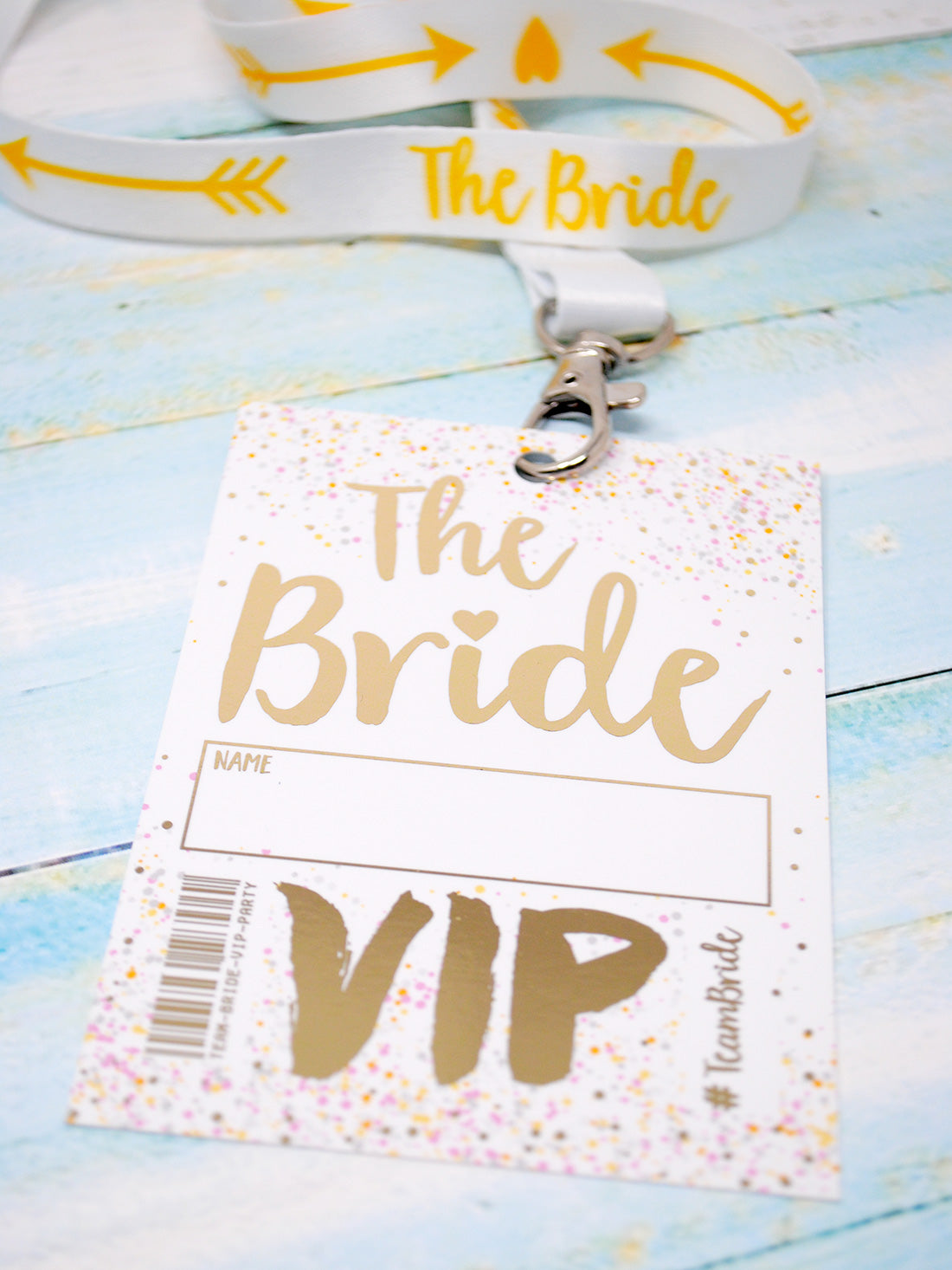 bride to be festival hen party lanyard