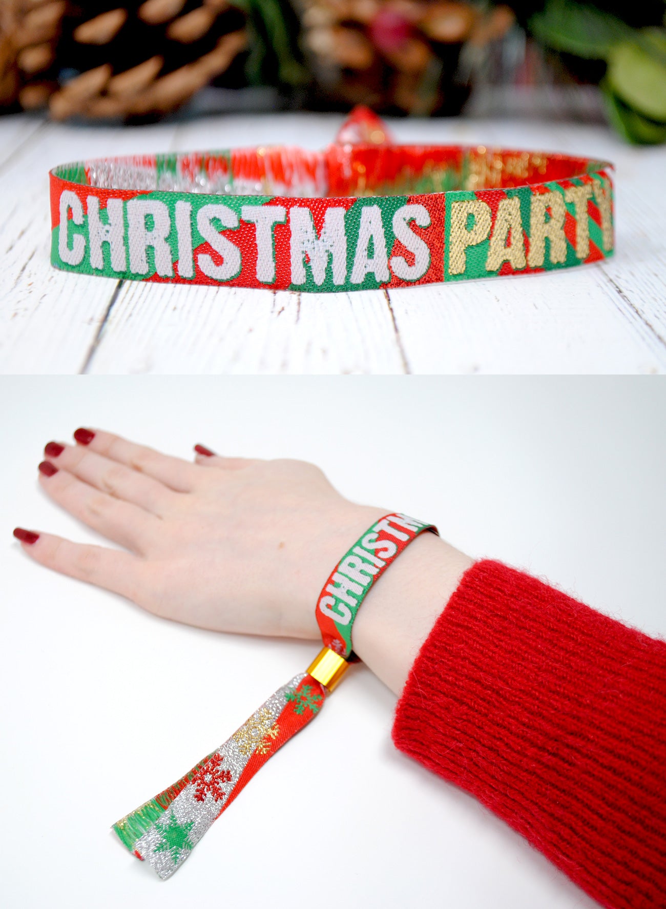 christmas party supplies wristband bracelets