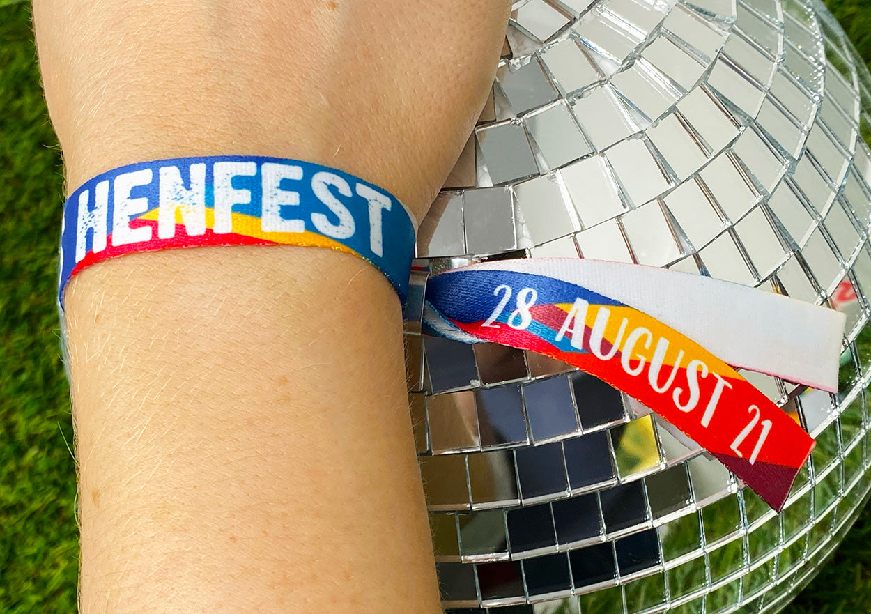 hen party accessories henfest festival wristband