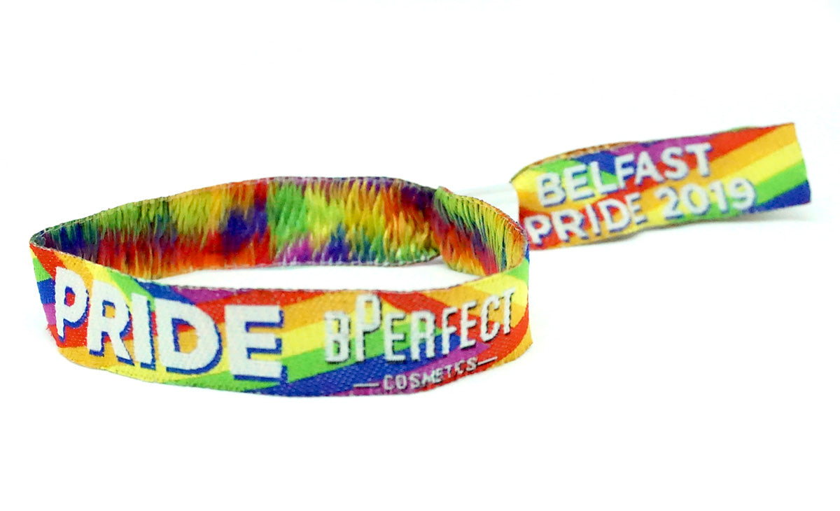 bperfect pride parade belfast custom made wristbands