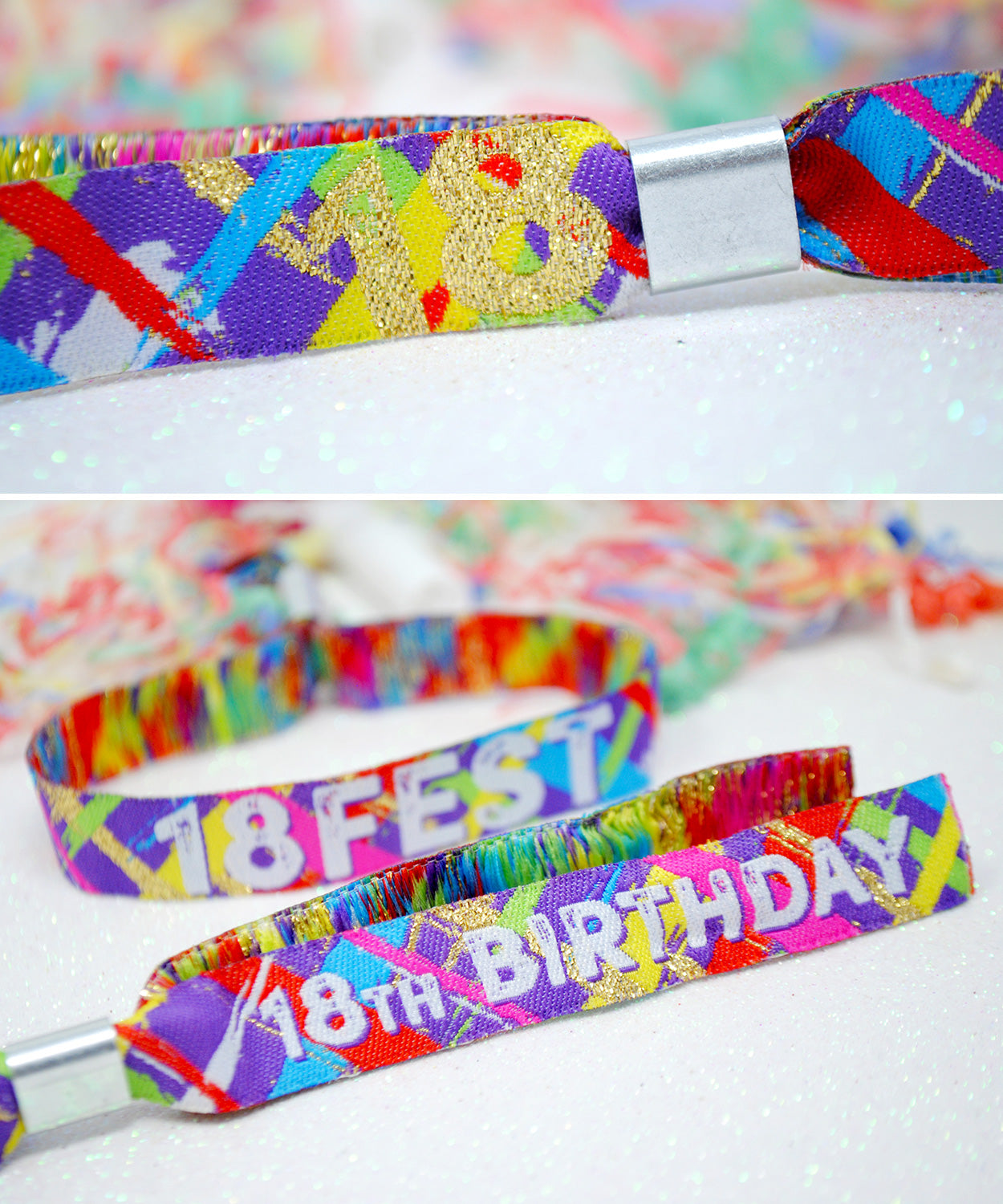 18th Birthday Party Festival Wristbands Party Favours