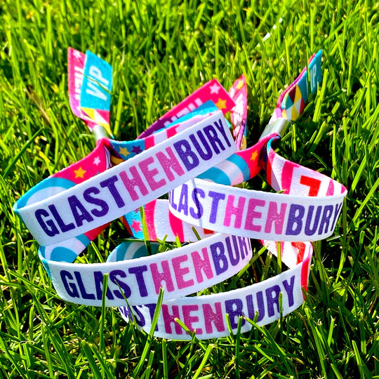 festival hen party wristband glasthenbury